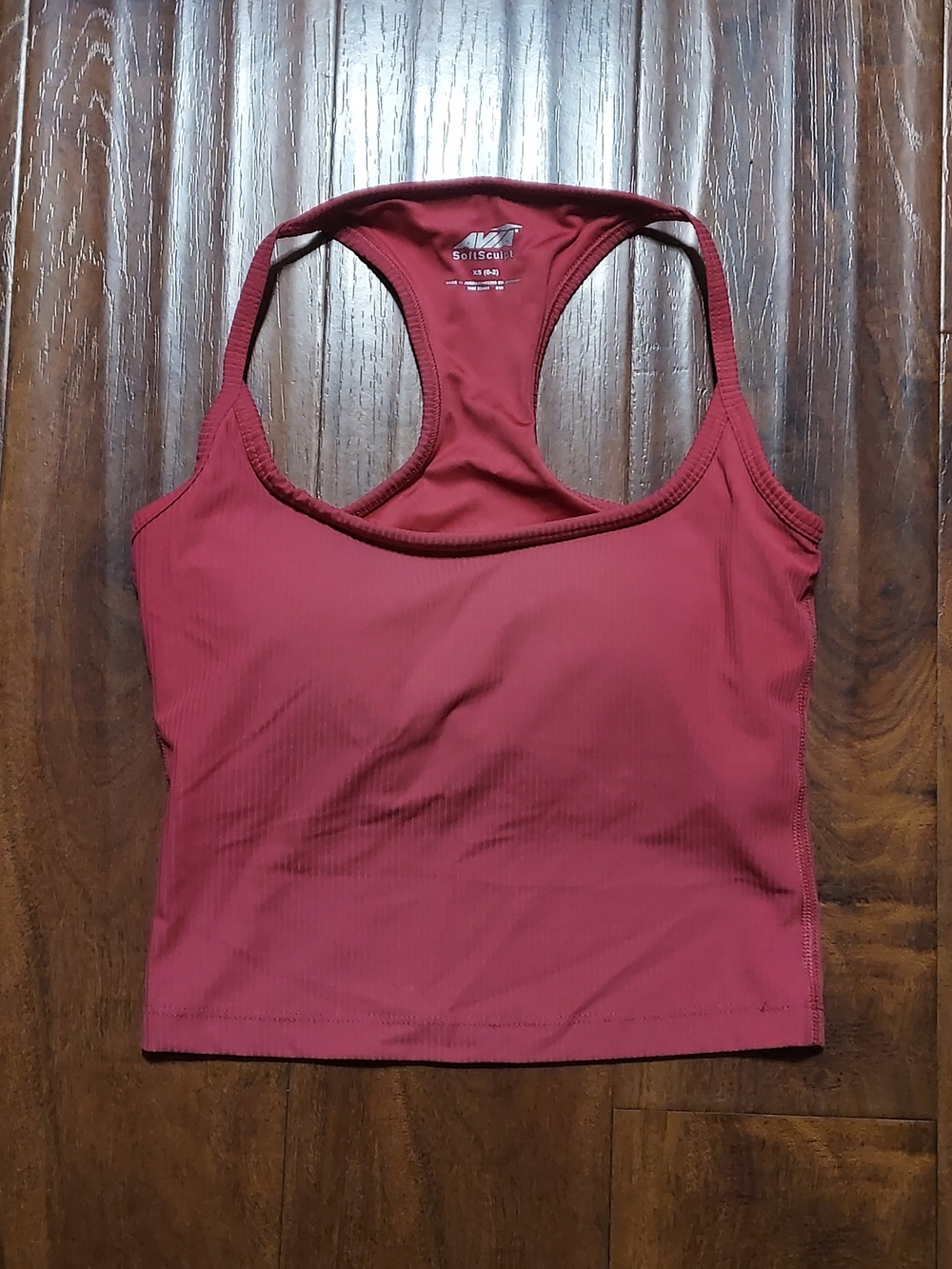 Avia Pink Racerback Tank Top/sports Bra